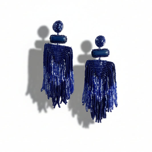 Beaded Tassel Earrings