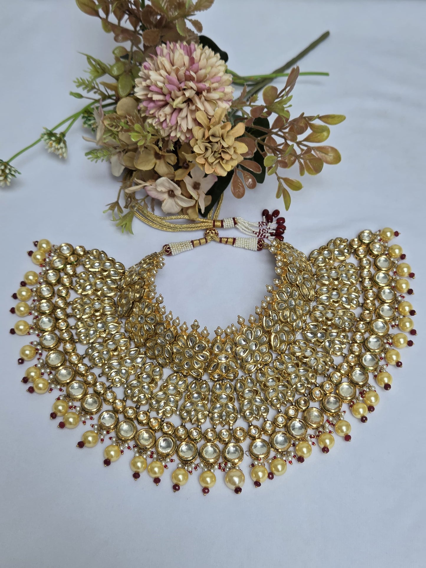 Kundan Set With Necklace, Matha Patti, Earrings And A Passa