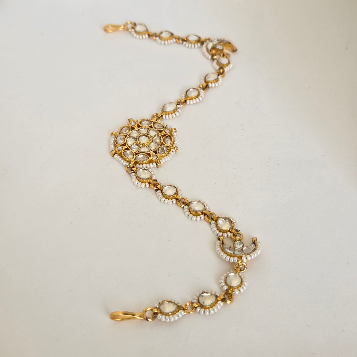 Pearl Kundan Sheeshphool