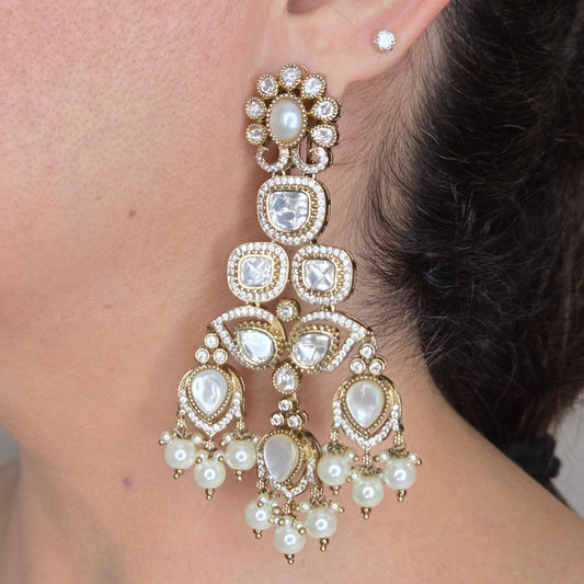 Royal Kundan Polki Choker Necklace Set