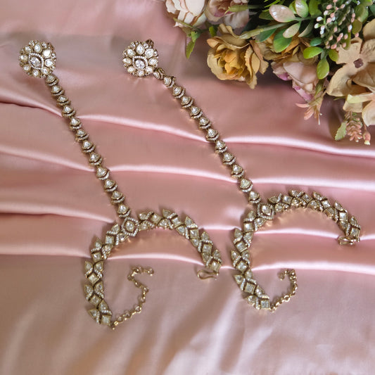 Traditional Kundan Haath Phool