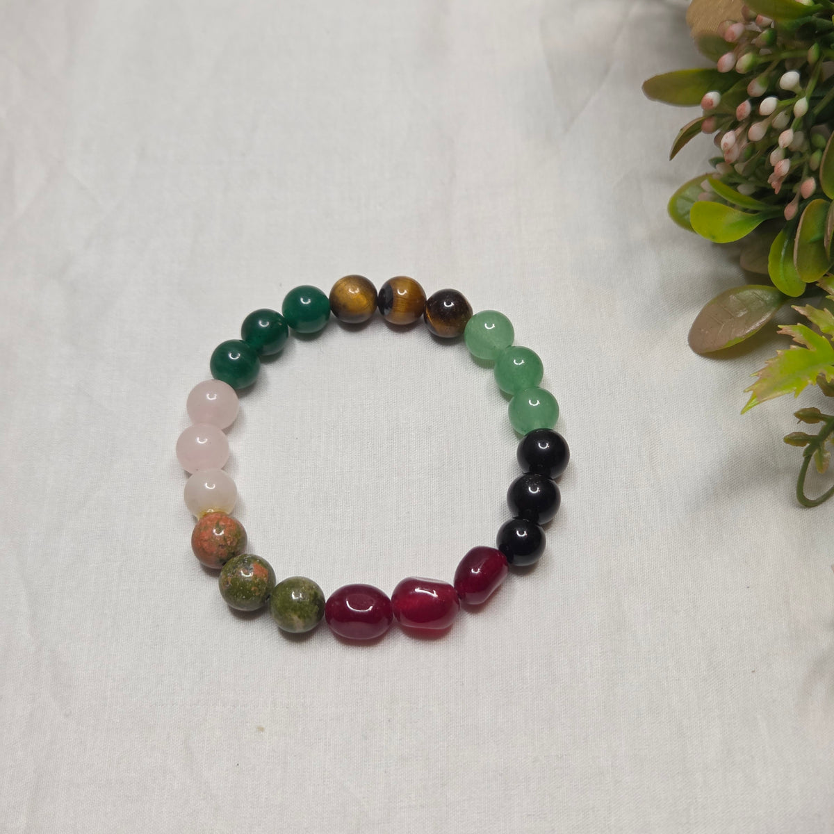 Multicolour Stone Beaded Bracelet