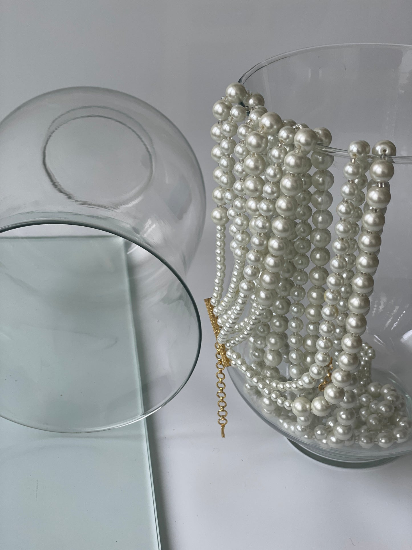 Pearl Layered Necklace Set