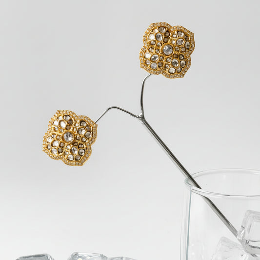 Classic Kundan Stud EarringsStudio6Jewels