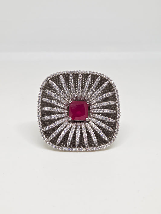Crimson Stone Ring