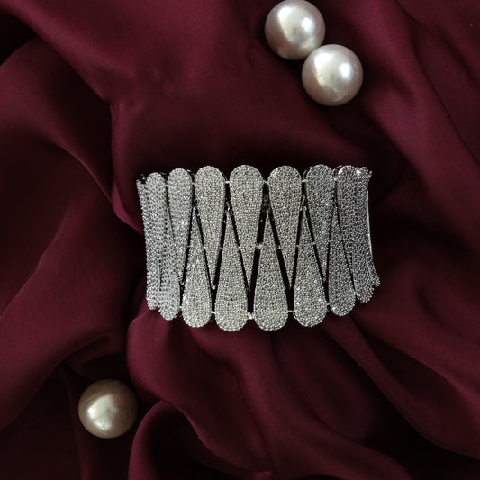 Chunky Zircon Studded Bracelet