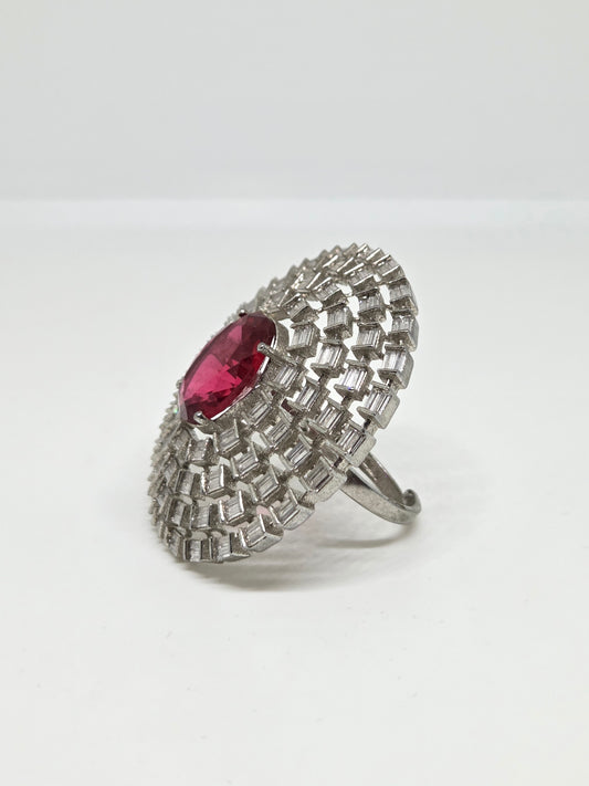 Faux Ruby Ring