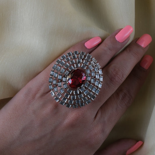 Faux Ruby Ring