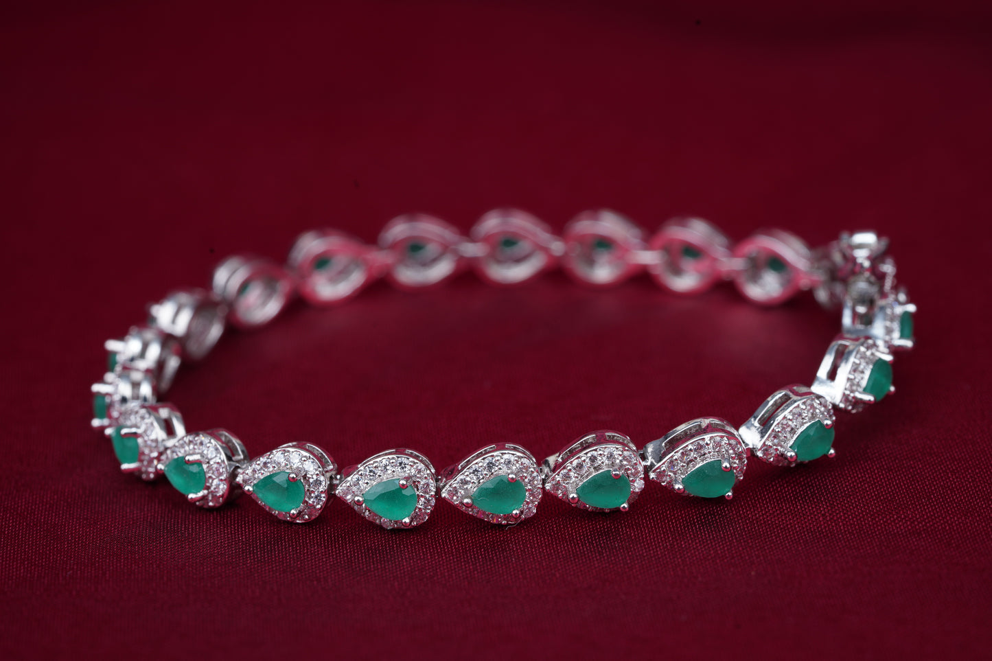 Tear Drop Zircon Bracelet