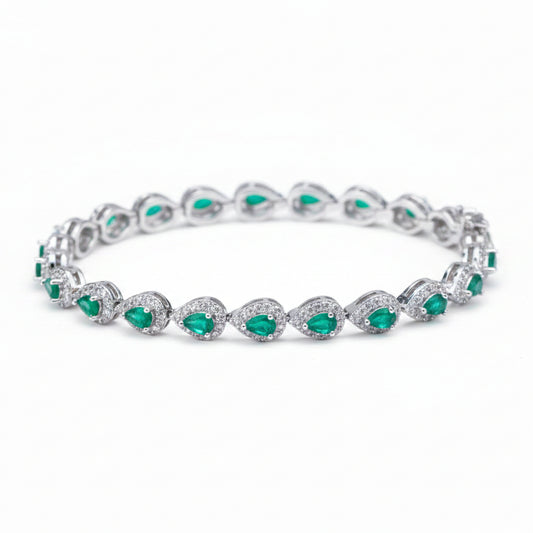 Tear Drop Zircon Bracelet