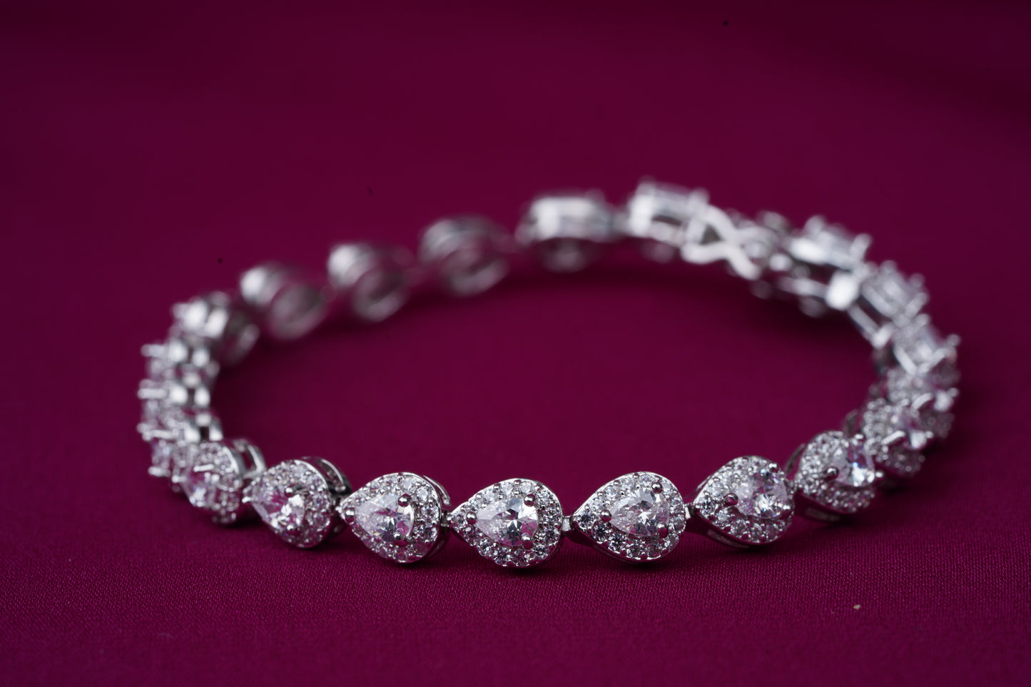 Tear Drop Zircon Bracelet