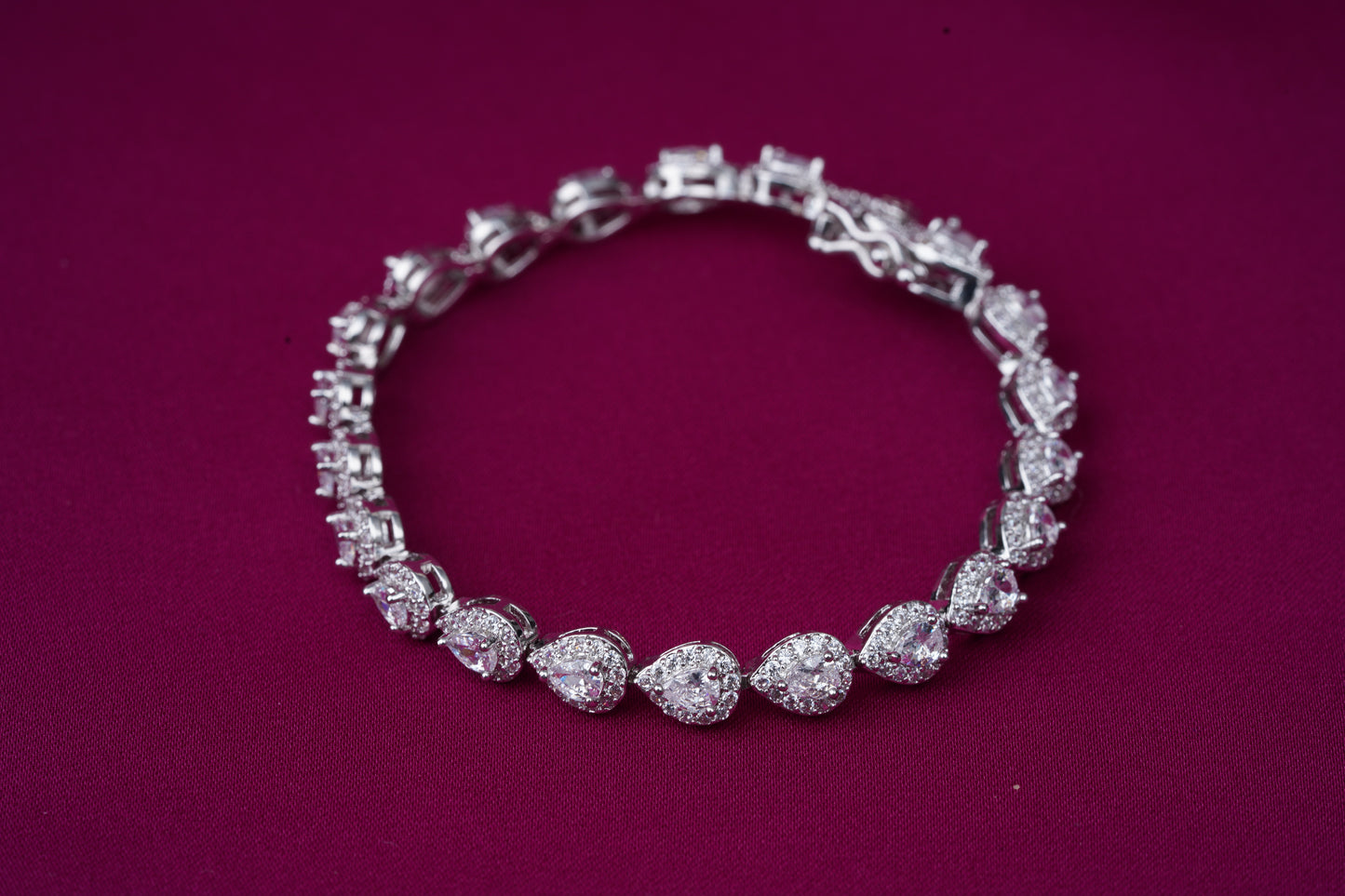 Tear Drop Zircon Bracelet