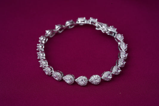 Tear Drop Zircon Bracelet
