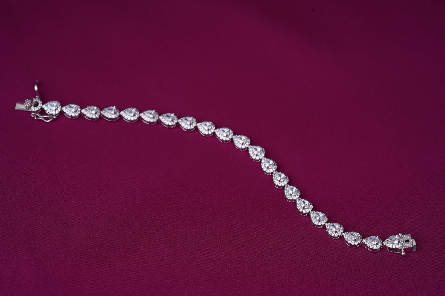 Tear Drop Zircon Bracelet