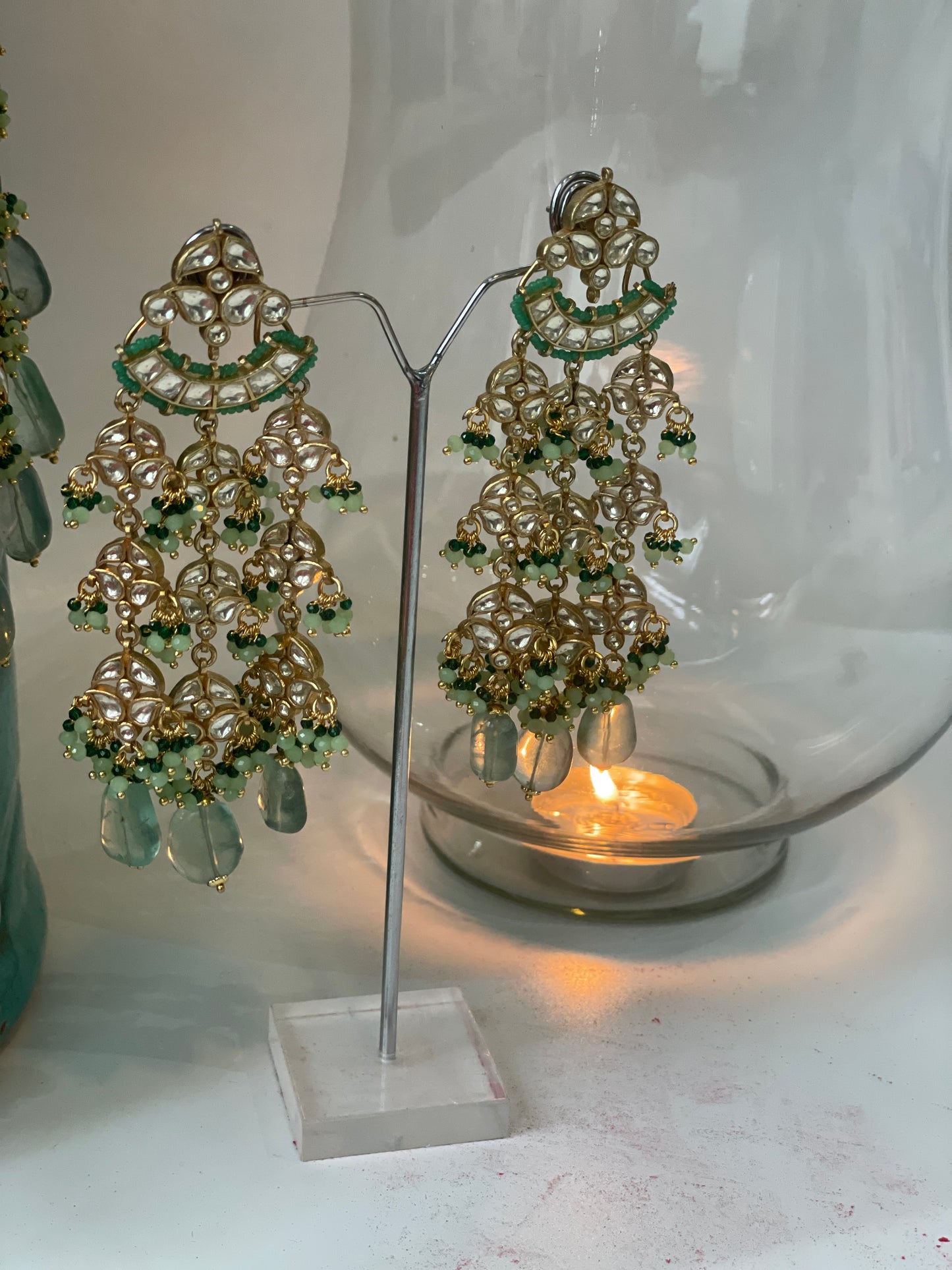 Kundan Bridal Pastel Layered Necklace