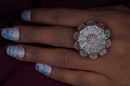 Zircon Accent Ring in Multi Finish