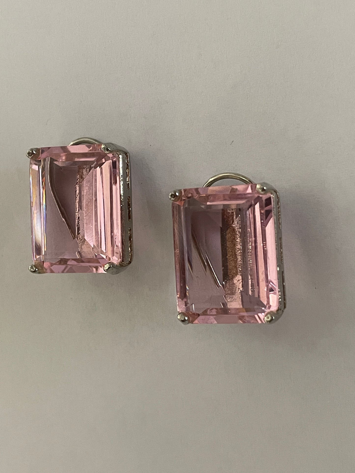Studs Earrings on White Finish