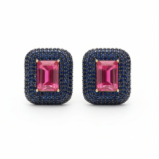 Zircon Doublet Studs