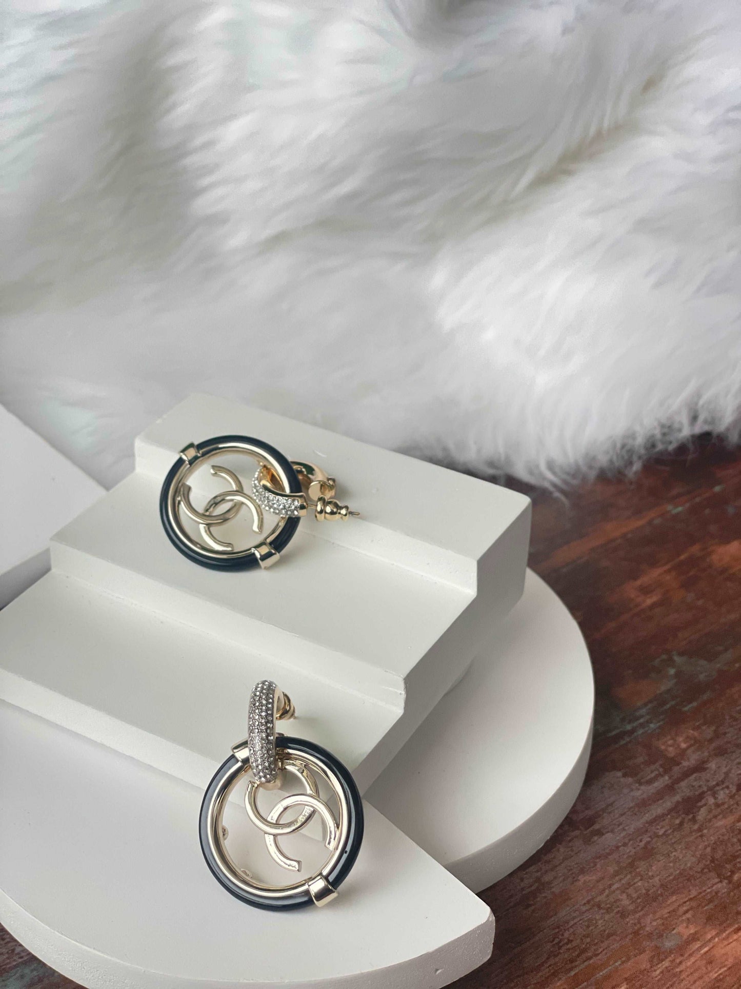 Enamel Double HoopsStudio6Jewels