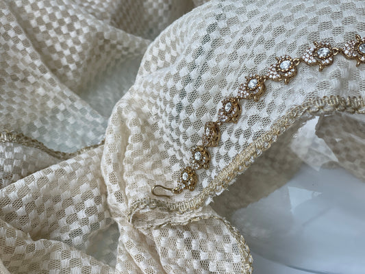 Gold Finish Kundan SheeshPhool