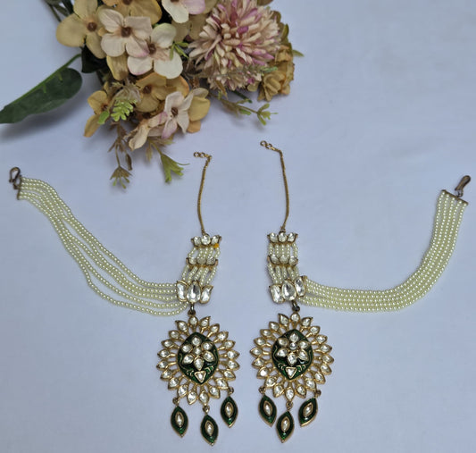 Kundan Meenakaari Earrings