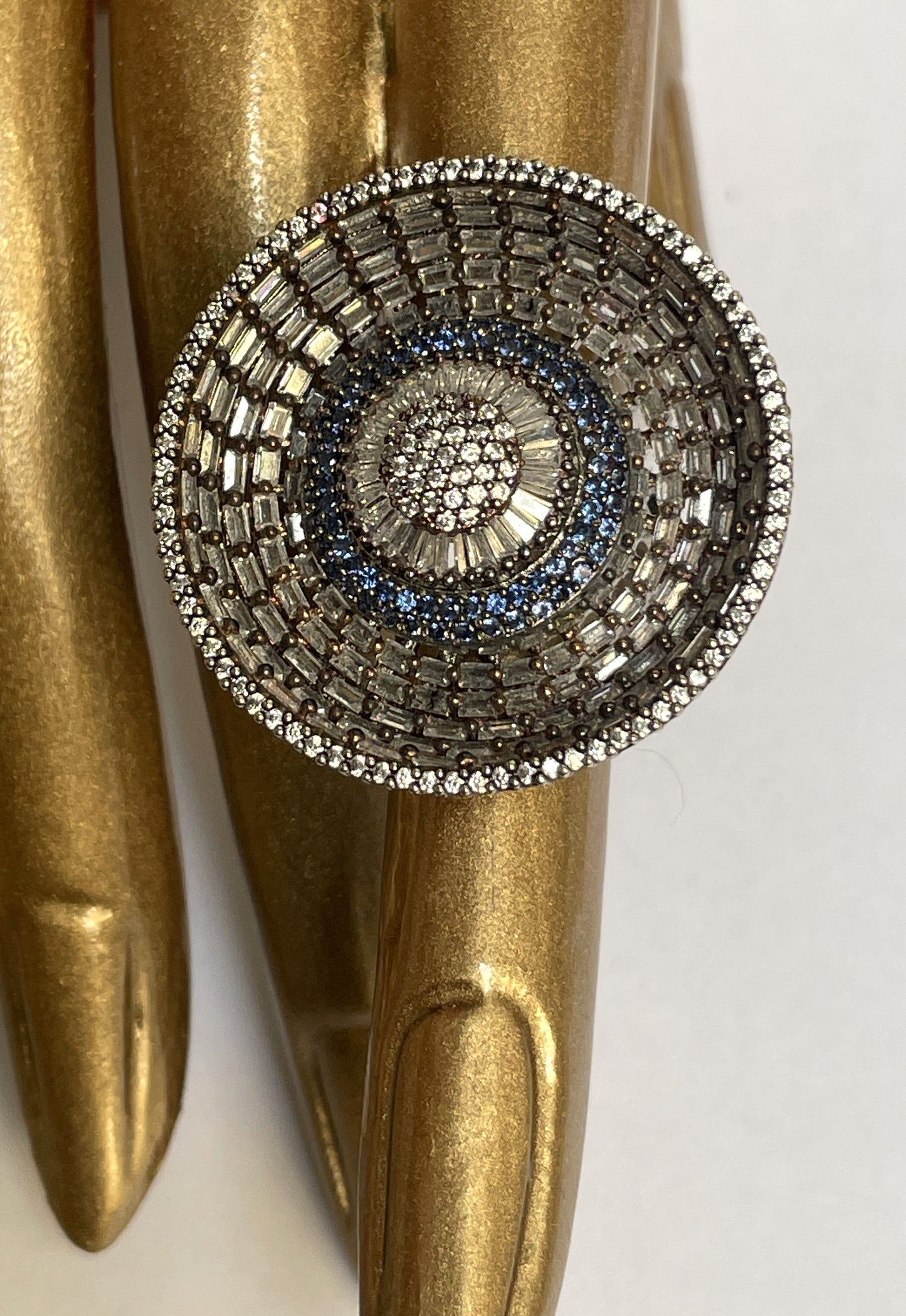 Rose Gold Ring With Premium Zircons
