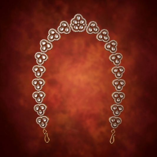 Kundan Floral Elegance Headband