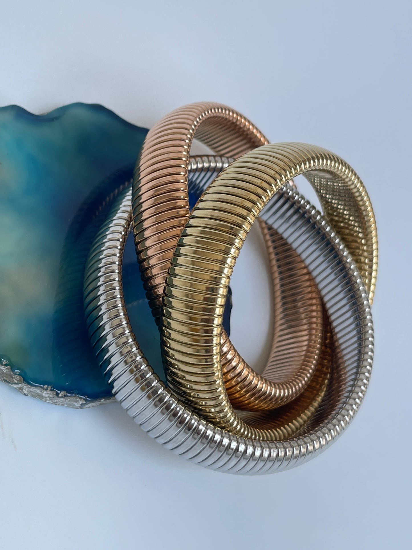Spiral Textured Wrap Cuff