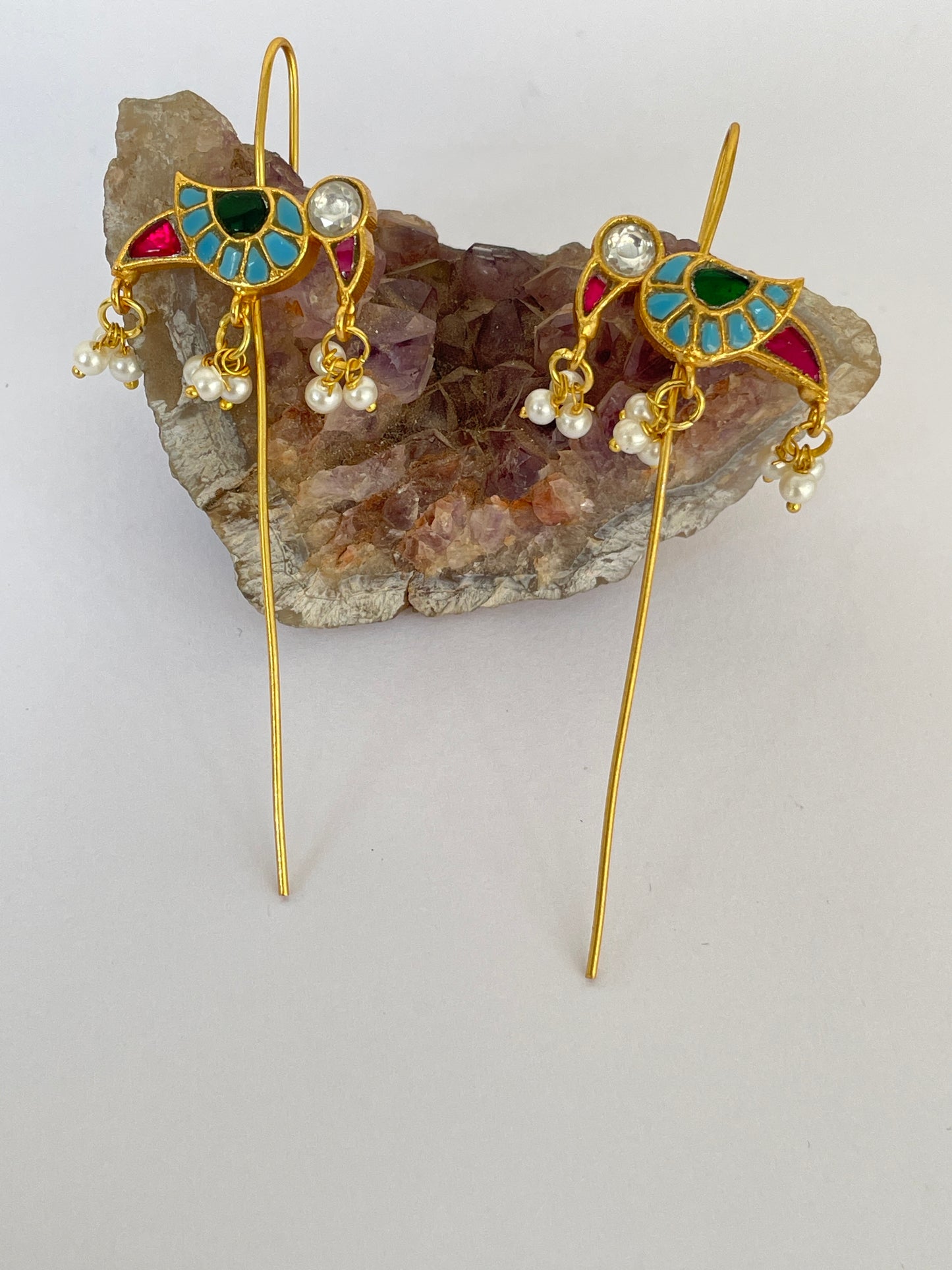 Pinned Bird Motif Earring