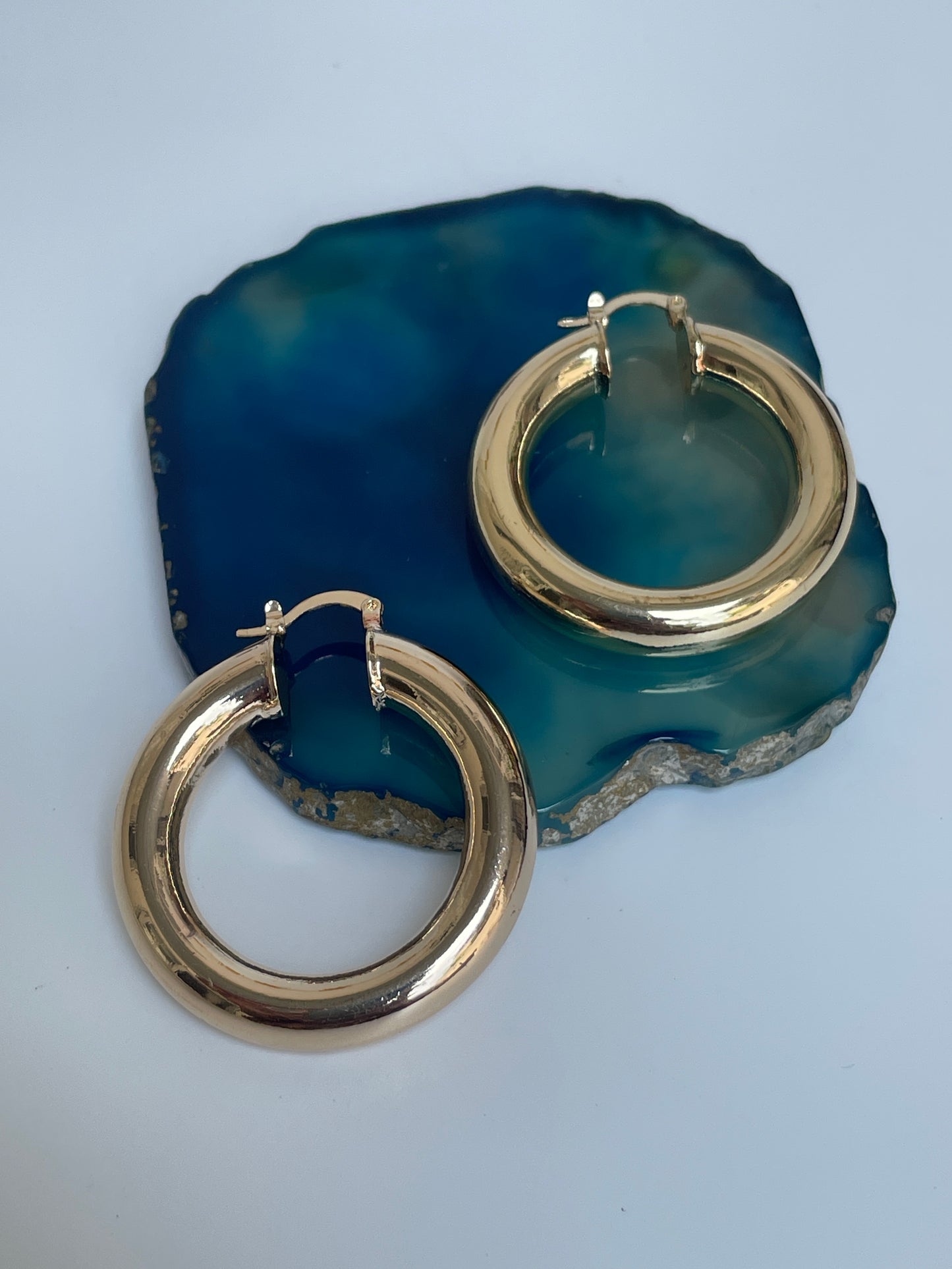 Classic Gold Hoops