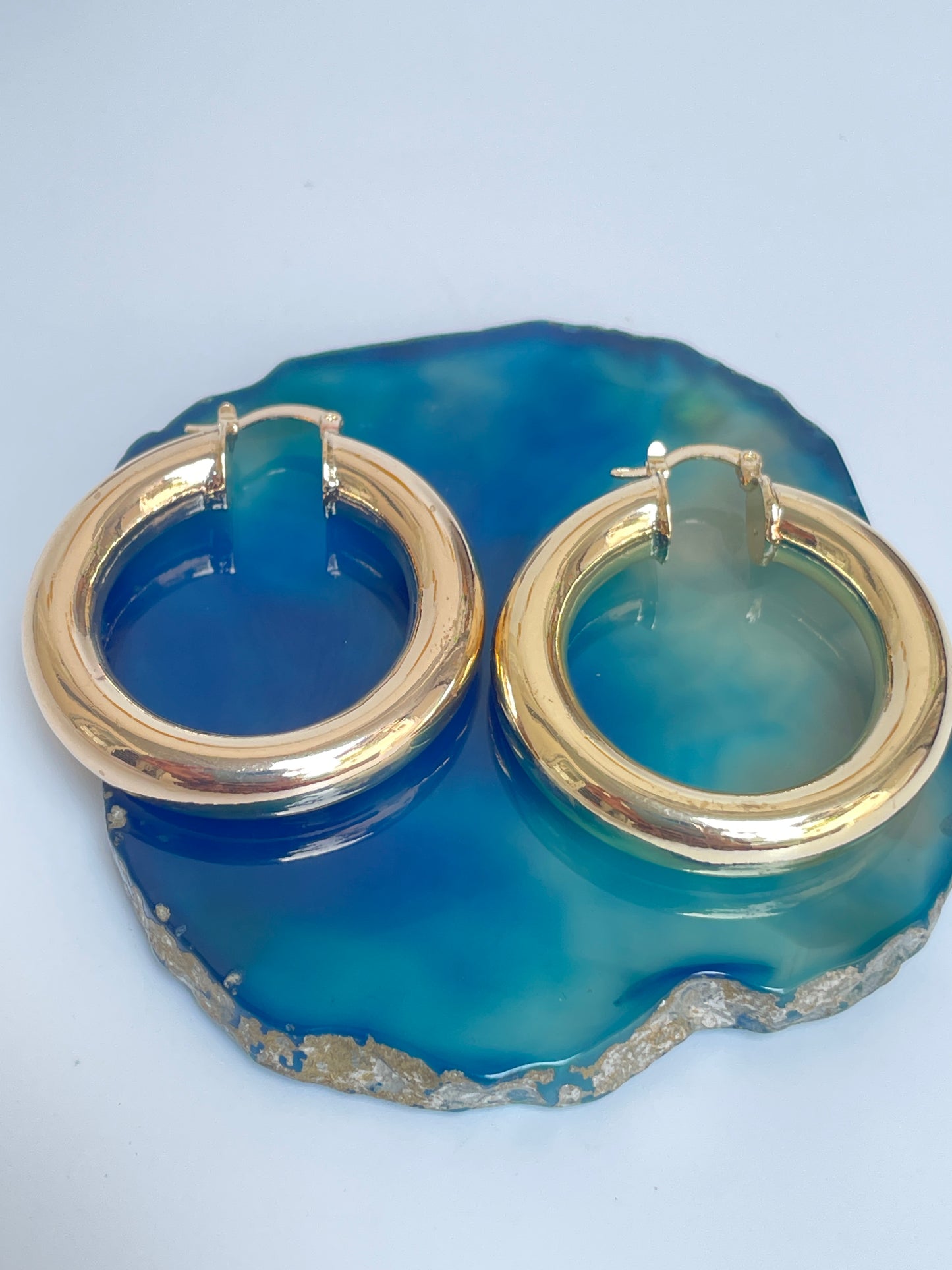 Classic Gold Hoops