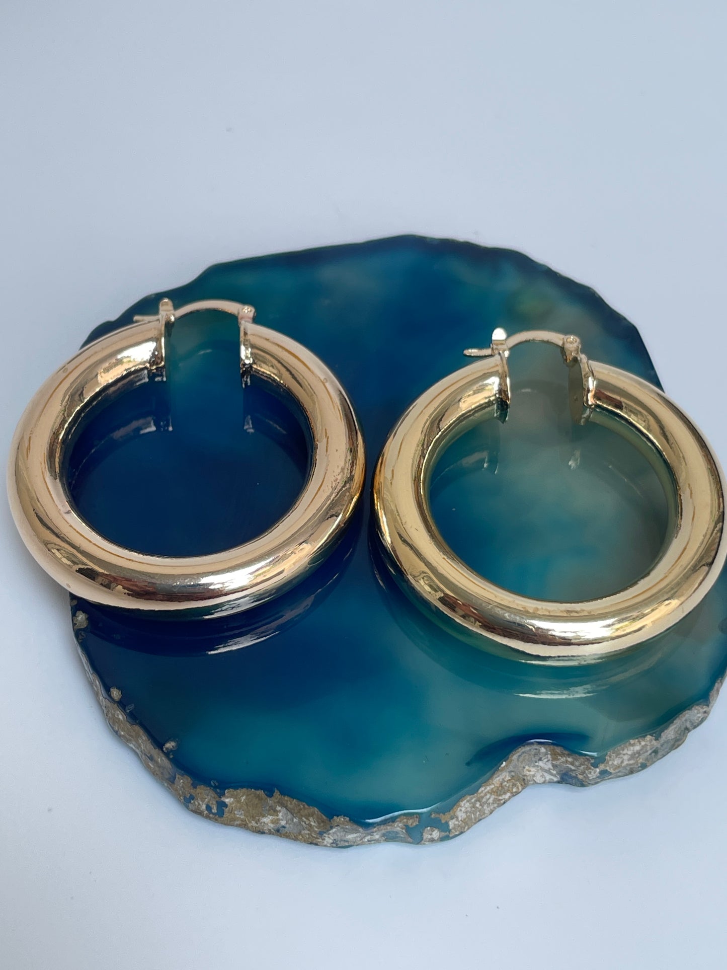 Classic Gold Hoops