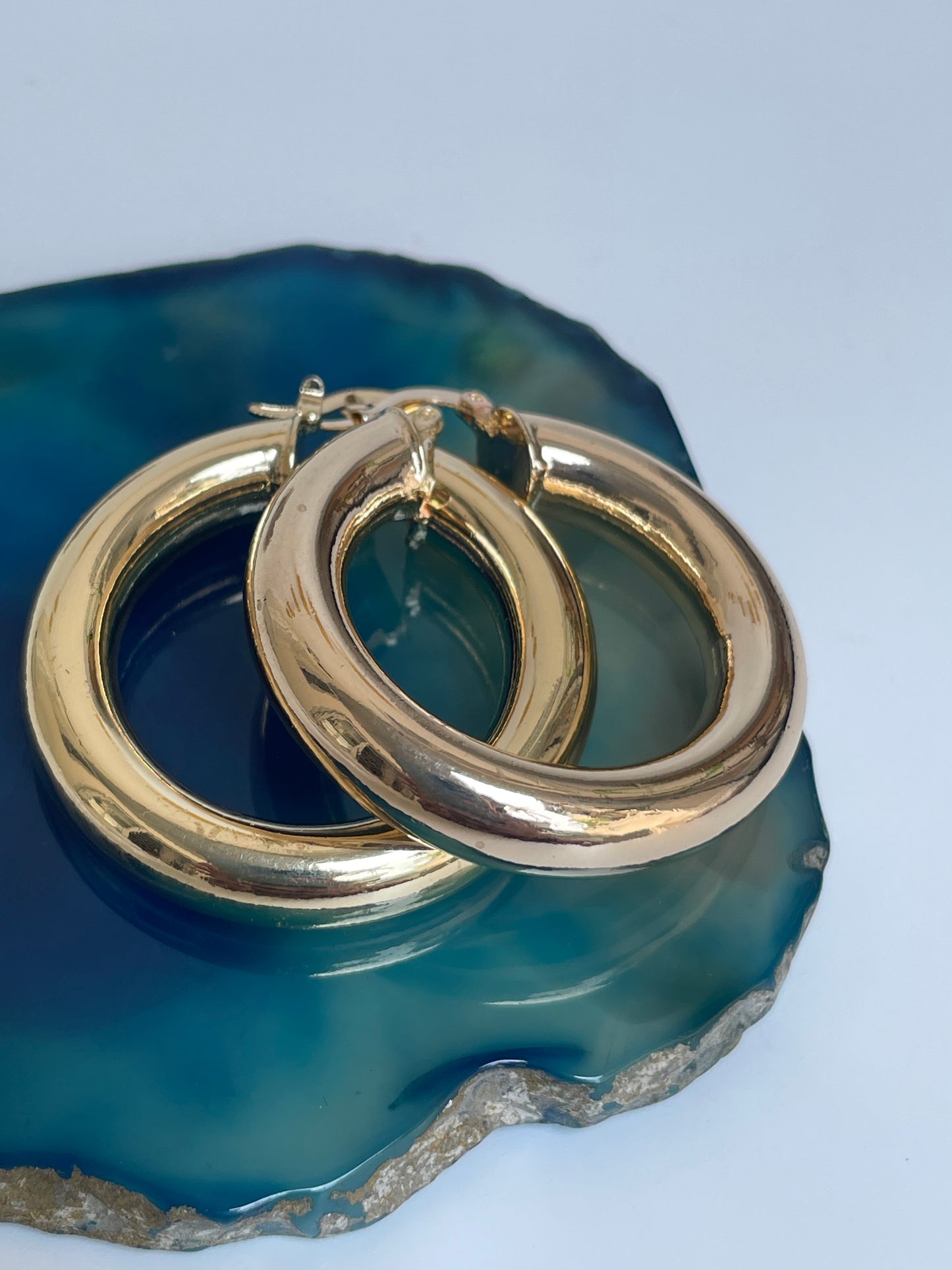 Classic Gold Hoops