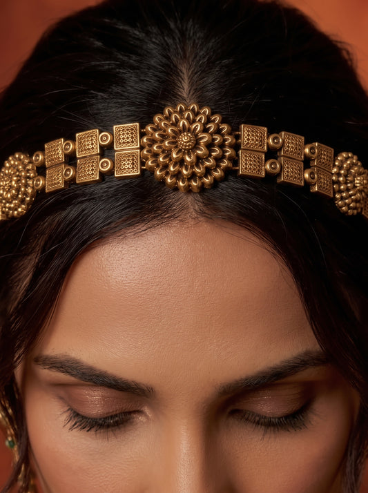 Traditional Gold-Plated Sheeshpatti/Headband
