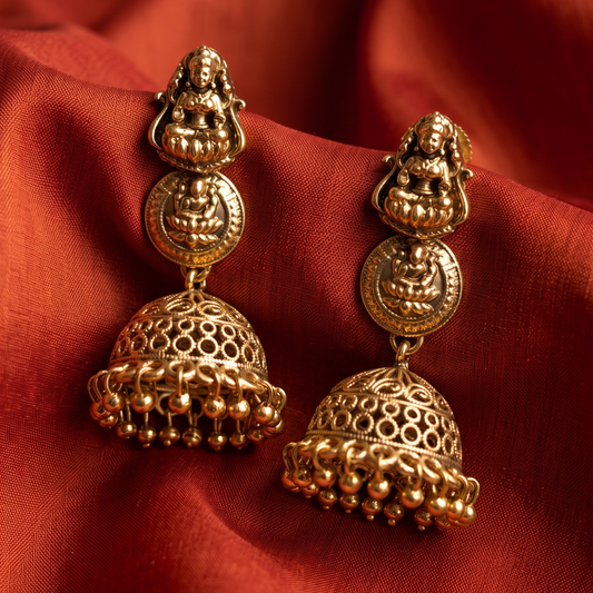 Temple Coin Lakshmi Necklace Set