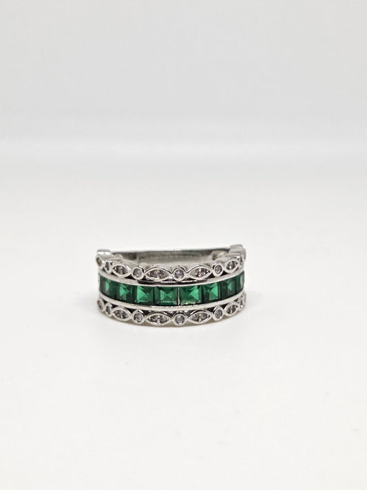 Petitie Colorful Zircon Rings
