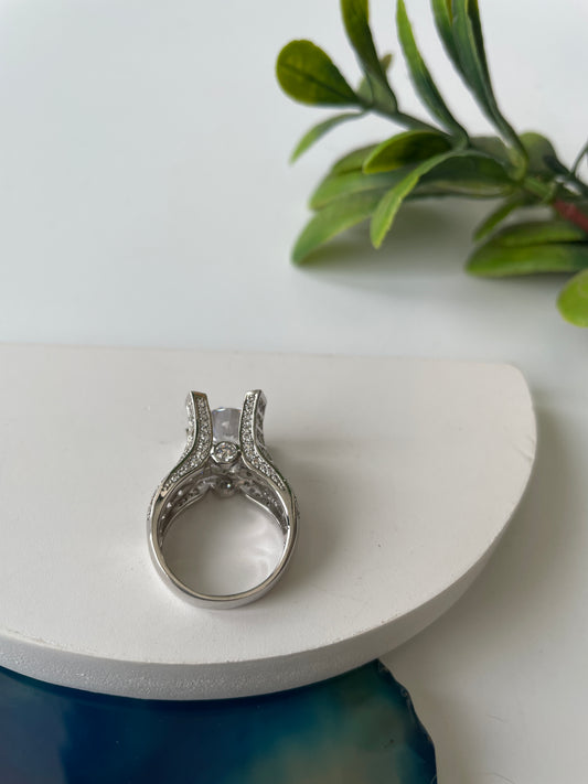 Solitaire Zircon Ring