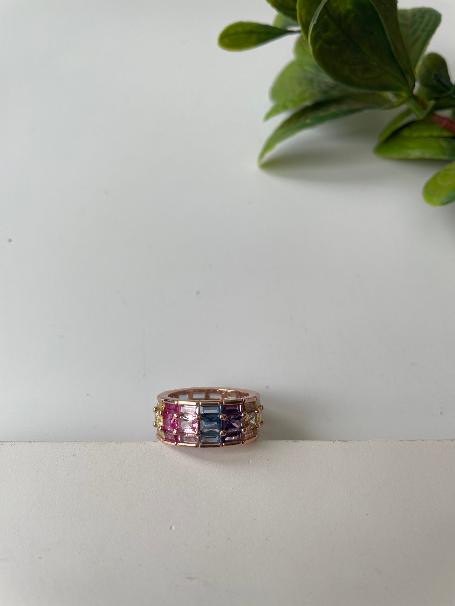 Multi Stone Everyday Zircon Ring