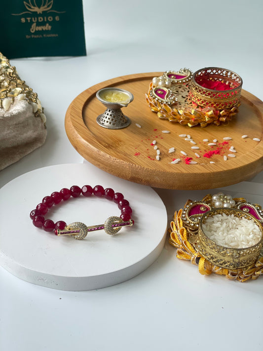 Gold Plated Beaded Bracelet