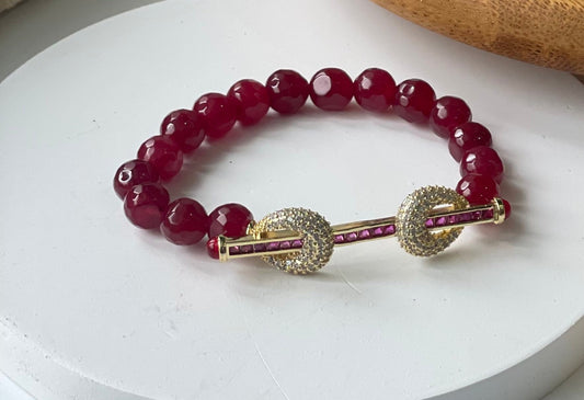 Gold Plated Beaded Bracelet