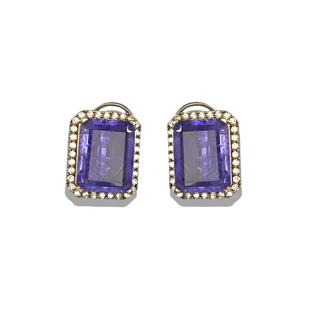 Emerald Doublet Studs