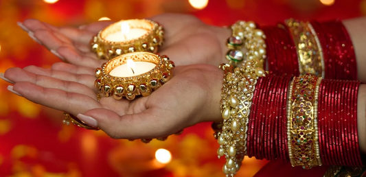 Multi Stone Studded Jadau Pearl Bangles