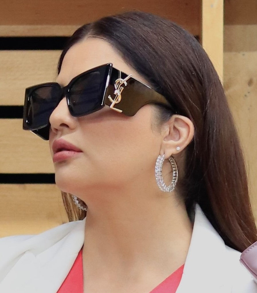 Zircon Studded Classic Hoops