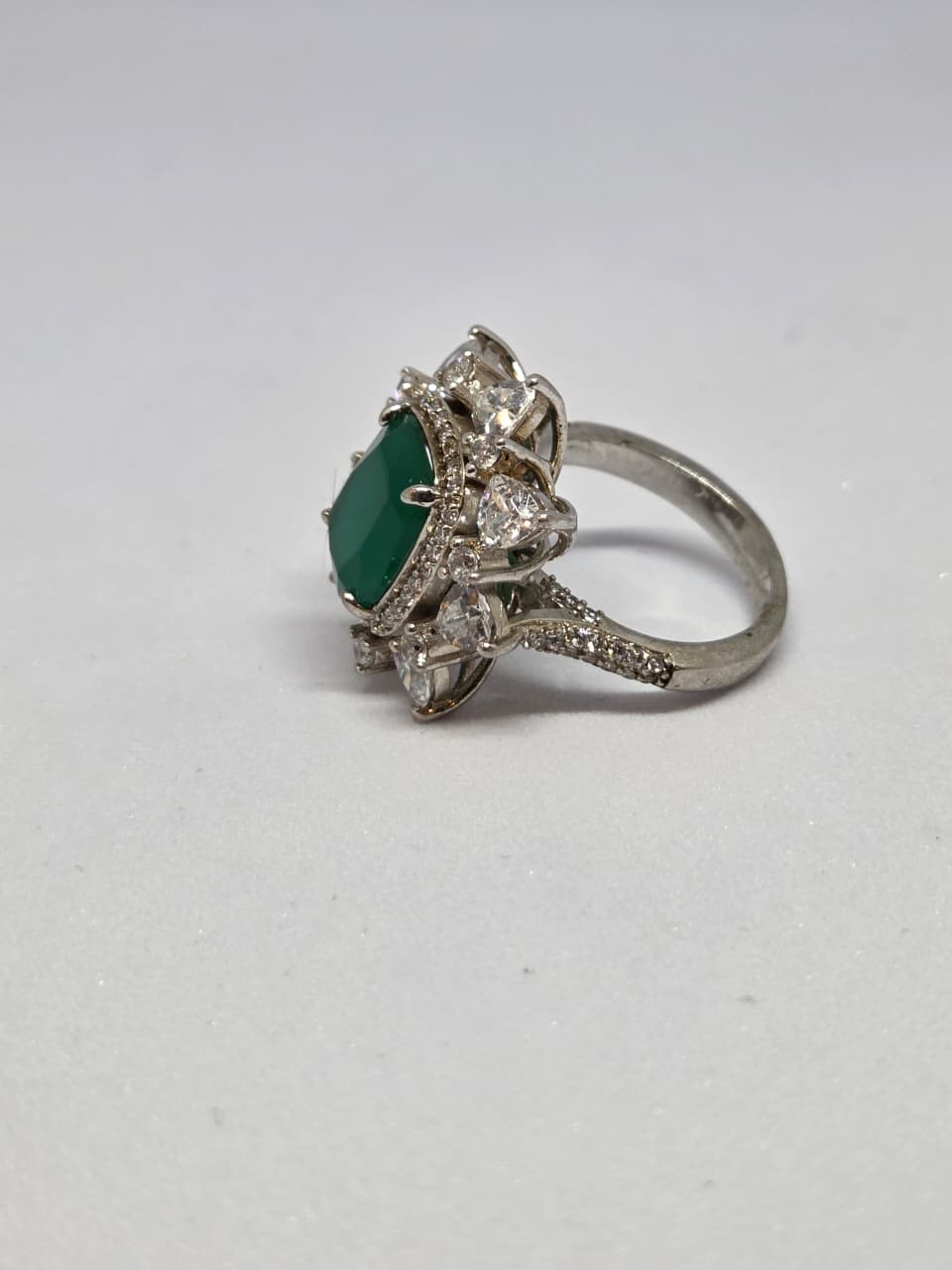 Sparkly Colorstone Zircon Ring