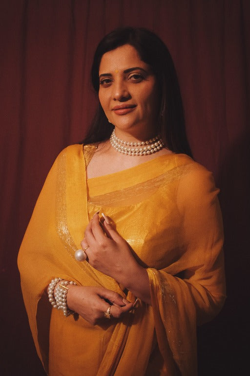 Three Layered Pearl Necklace