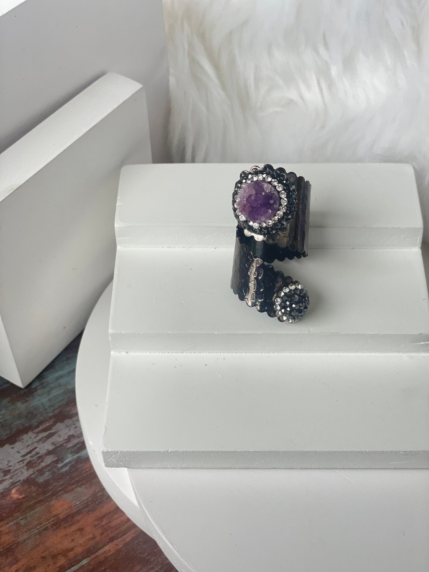 Studded Druzy RingStudio6Jewels