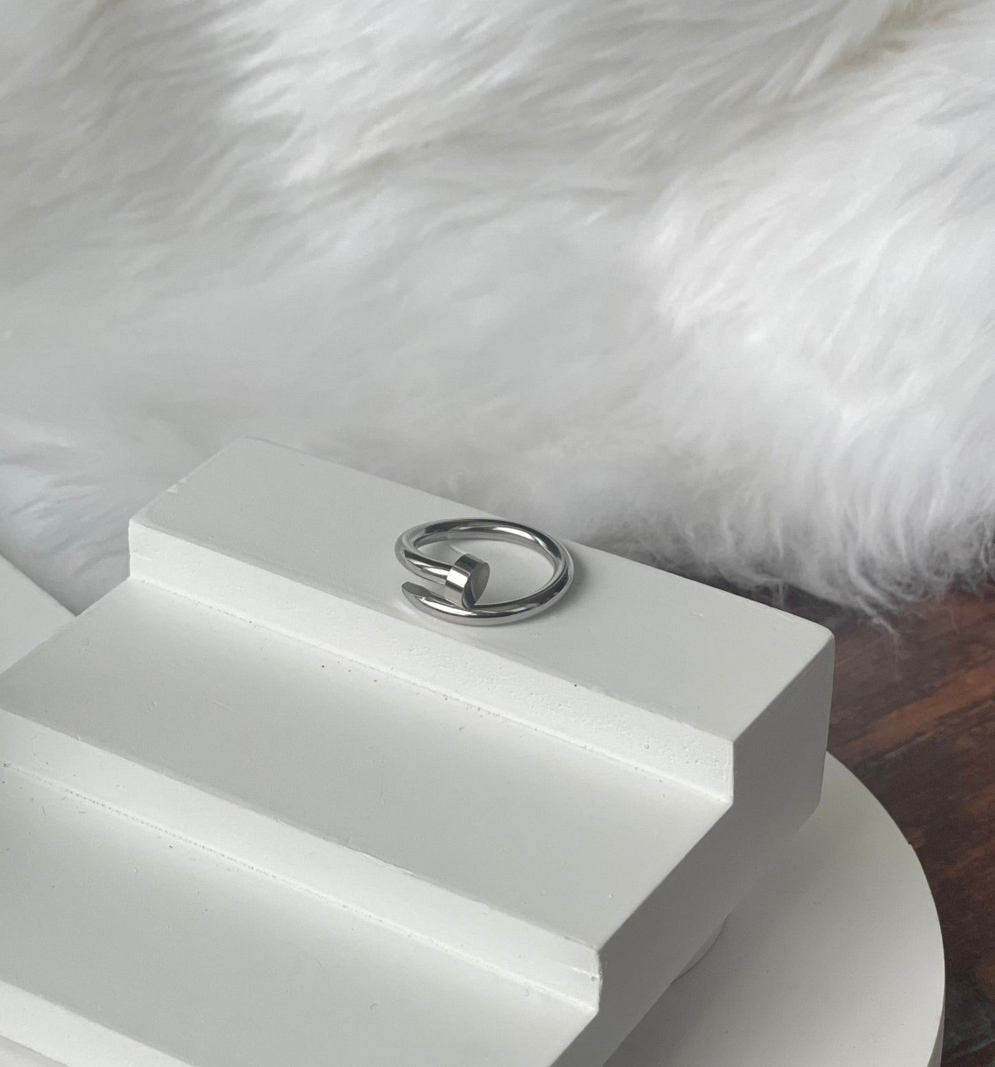 Minimal Silver Plated RingStudio6Jewels