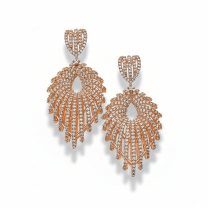 Upside-Down Pear-Shaped Korean Stones In Silver