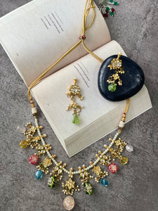Kundan Multicolored Necklace Set