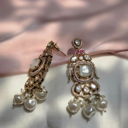 Pearl Polki Bridal Choker Set